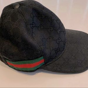 Original GG canvas baseball hat with Web